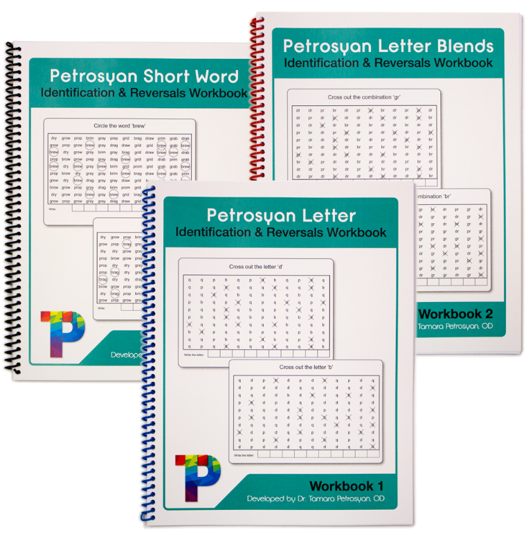 Petrosyan Short Word Identification & Reversals Workbook - 3